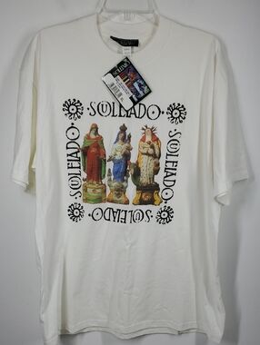 Souleiado White T shirt Cotton XL